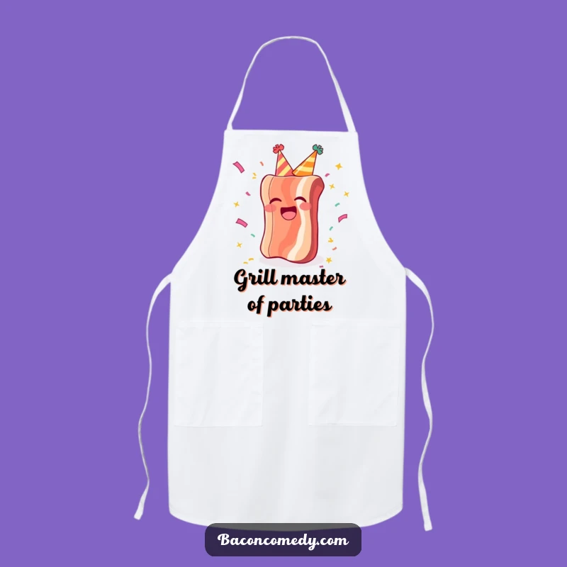 Funny Party Bacon Apron - Festive Kitchen Wear, Ideal Humorous Host Gift