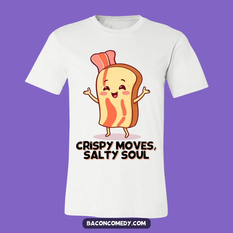 Funny Bacon Dancing Tee - Whimsical Toast Partner Shirt, Perfect Humorous Gift