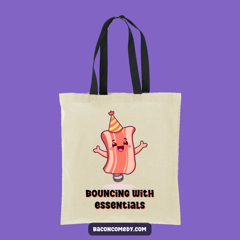 Funny Bacon Party Tote Bag - Carry Your Fun and Essentials